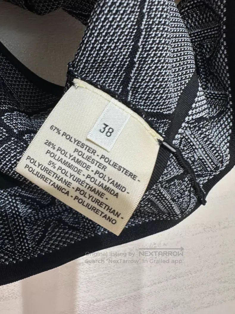 Hermes Hermes Black and White Knit Sports Vest and Strapless Vest Size XS / US 0-2 / IT 36-38 - 3 Thumbnail
