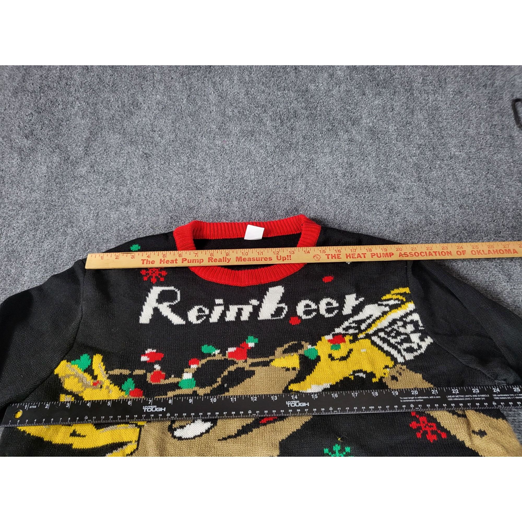 Holiday Brand Ugly Christmas Sweater Reinbeer Sweater Women Sz XL Multicol Size XL / US 12-14 / IT 48-50 - 6 Thumbnail
