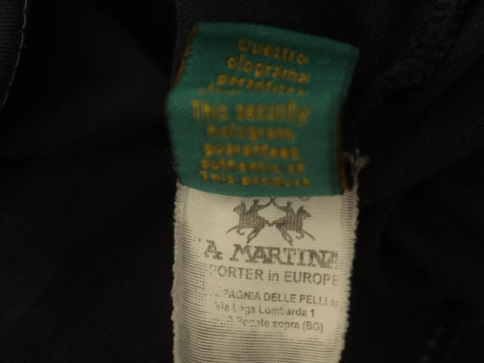 La Martina LA MARTINA Black Collar Embroidered Polo Shirt Size XL Size US XL / EU 56 / 4 - 9 Thumbnail