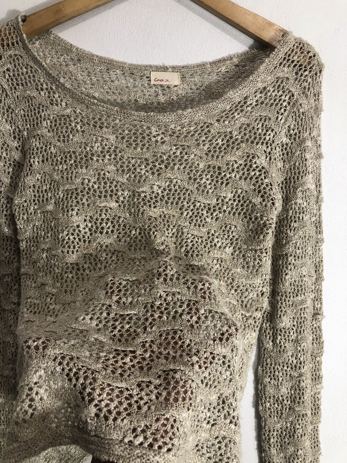 20471120 × Japanese Brand × KMRii Y2k Japanese Brand Choi.X Open Knitted Grunge Style Size US M / EU 48-50 / 2 - 6 Thumbnail