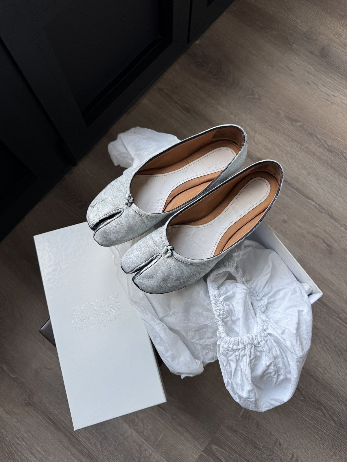 Painted Tabi ballerinas Maison Margiela