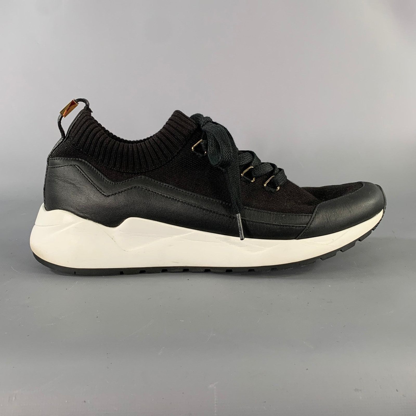 Buscemi BUSCEMI Size 11 Black Knit Lace Up Lace Up Shoes Size US 11 / IT 41 - 2 Thumbnail
