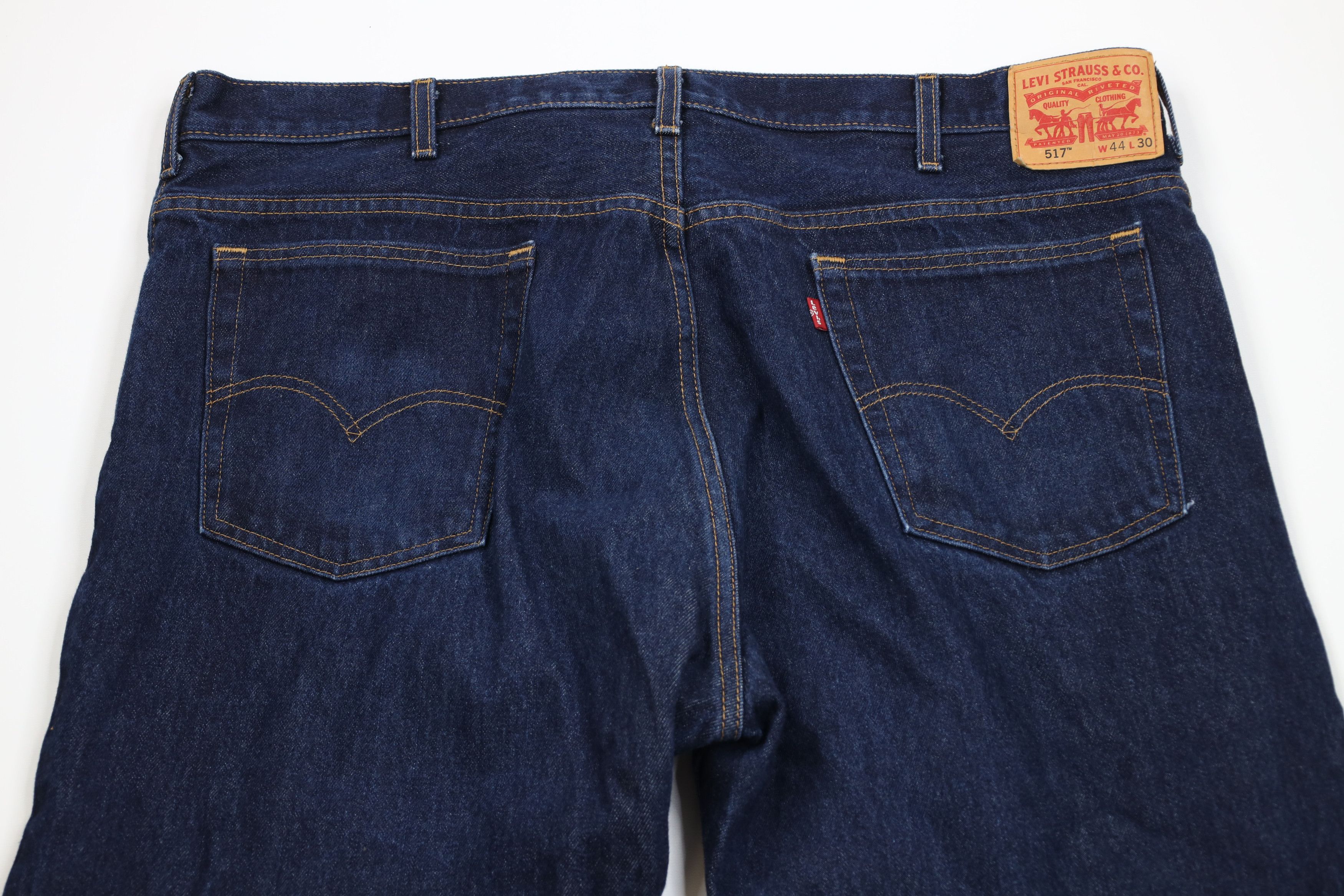 Levi's Vintage Y2K Levis 517 Bootcut Wide Leg Denim Jeans Blue Size US 44 / EU 60 - 10 Thumbnail