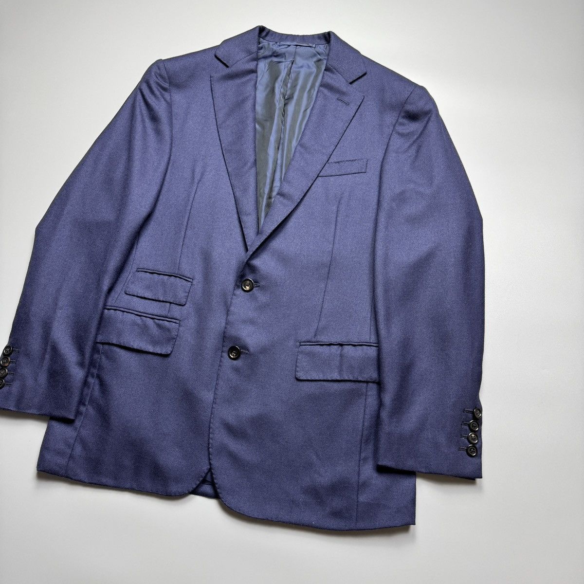 Ralph Lauren Purple Label Ralph Lauren - Purple Label Hand Tailored Cashmere Blazer Size 36R - 5 Thumbnail