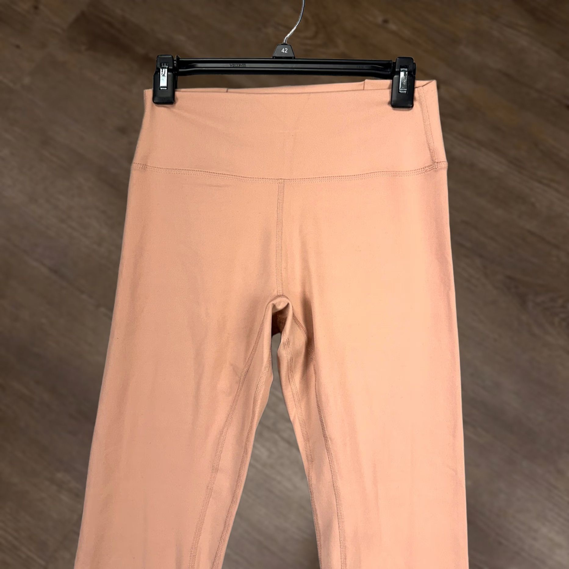 Vintage Hydro High Rise Leggings Womens Large Peach Pull On Stretch Yoga Exercise NEW Size 36" / US 14 / IT 50 - 1 Thumbnail
