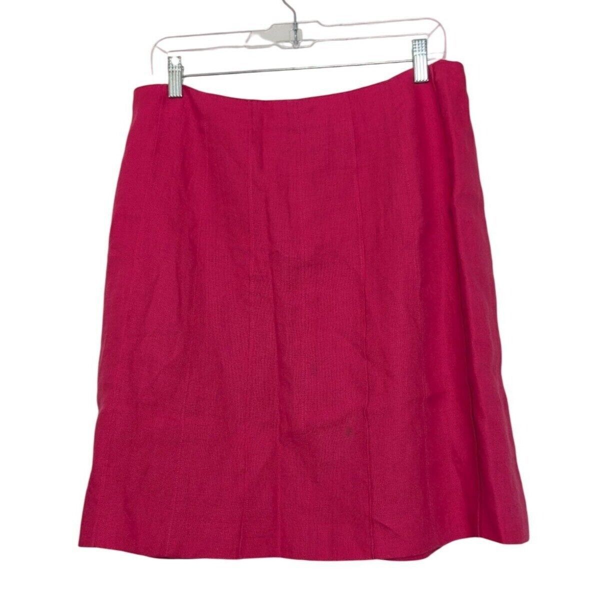 Talbots Talbots Irish Linen Skirt Womens Size 14 Pink Spring Size 36" / US 14 / IT 50 - 1 Thumbnail