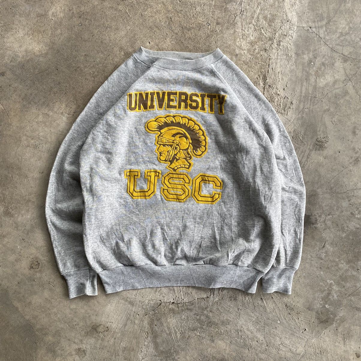 Hanes 1970 University of Southern California Vintage Sweatshirt Size US L / EU 52-54 / 3 - 1 Thumbnail