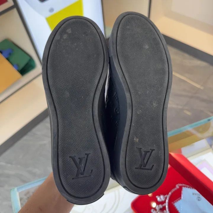 Louis Vuitton Louis Vuitton Black Casual Round Toe Sneakers -2508 Size US 5 / EU 37 - 4 Thumbnail