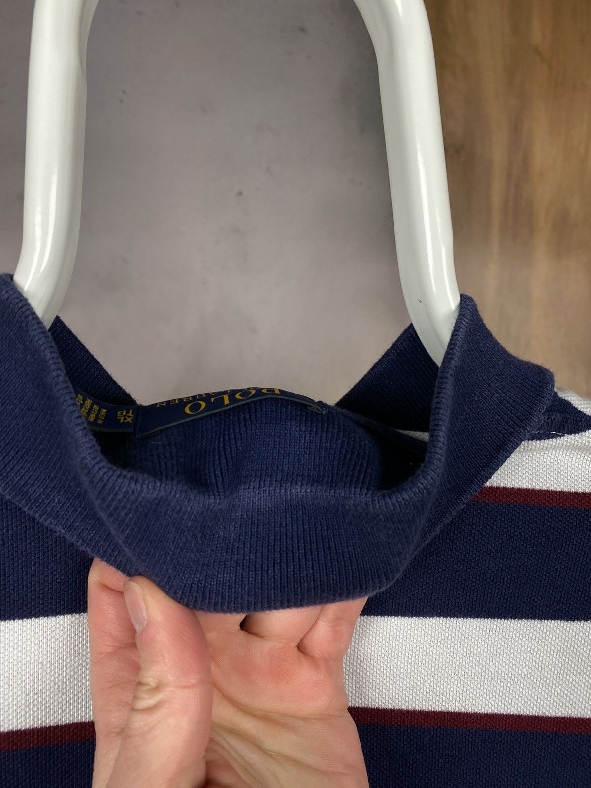 Polo Ralph Lauren 🎠Vintage Polo T-Shirt Polo Ralph Lauren Striped Pony Tee🎠 Size US XL / EU 56 / 4 - 10 Thumbnail