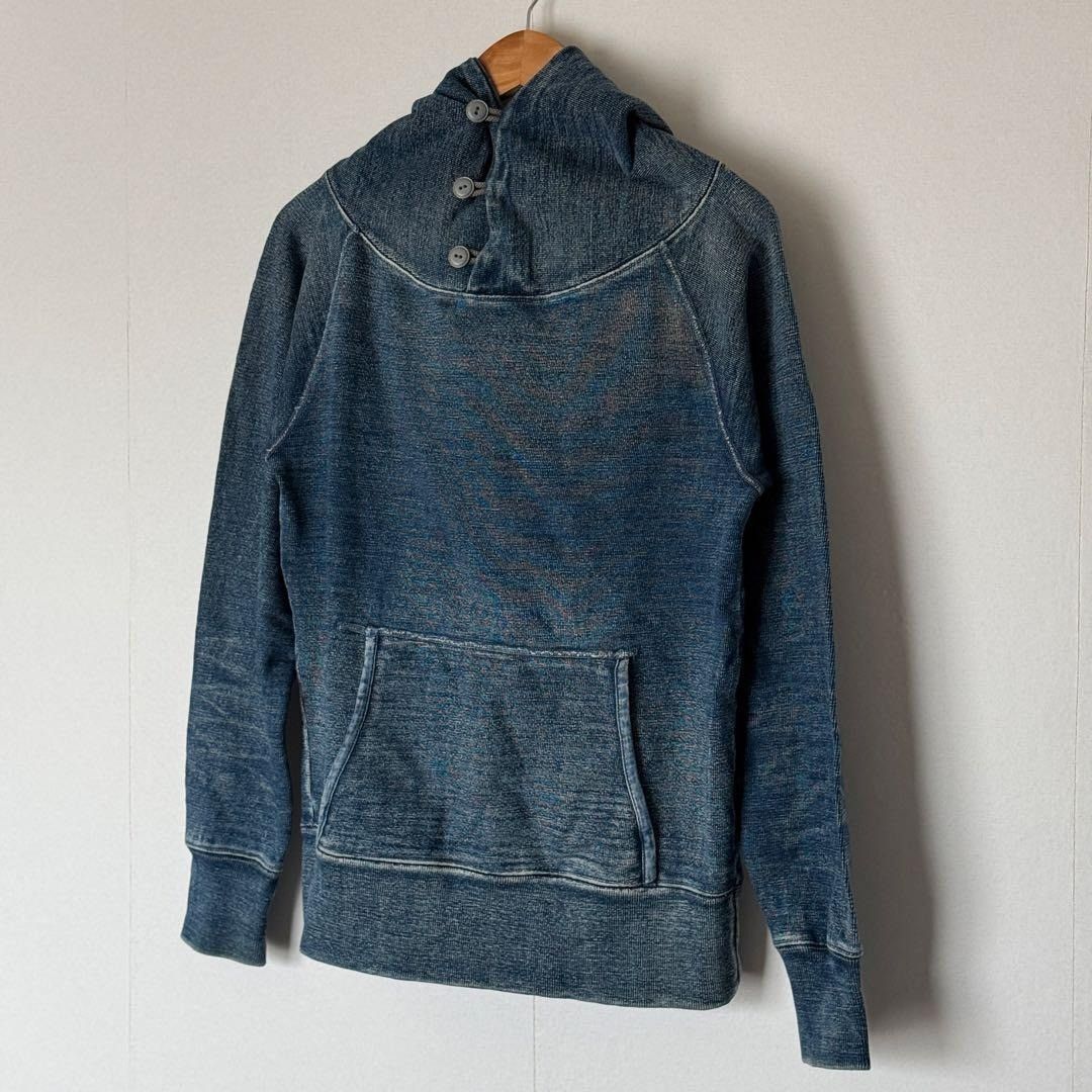 Kapital 🔥 RARE! KAPITAL INDIGO DYE HOODIE sweatshirt Size US L / EU 52-54 / 3 - 5 Thumbnail