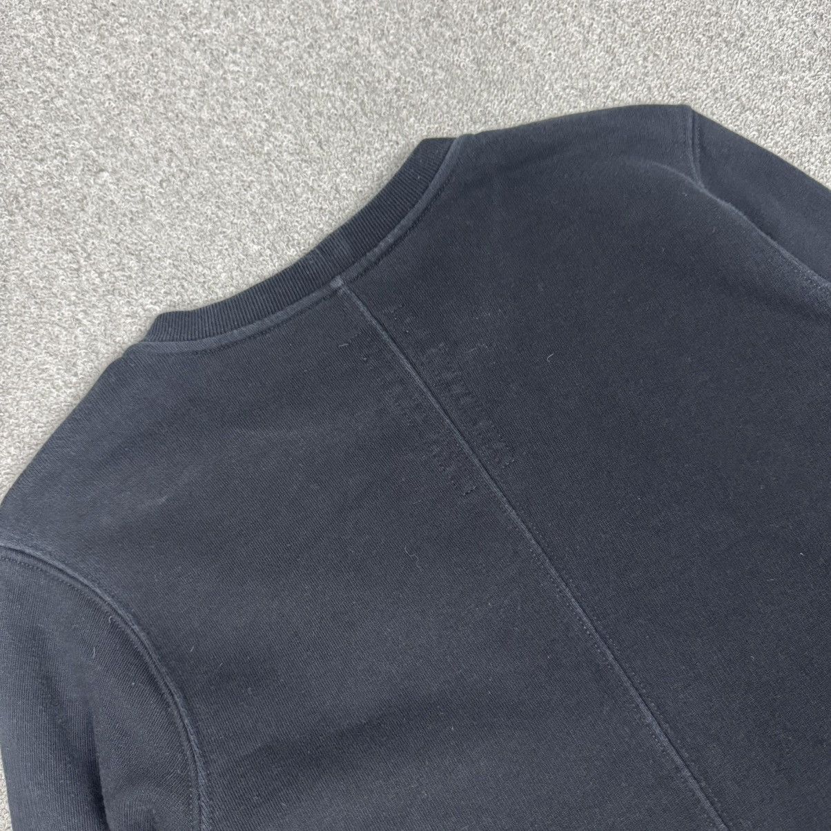 Rick Owens × Rick Owens Drkshdw Rick Owens - DRKSHDW - Black Stitching Crewneck Sweatshirt Size US XS / EU 42 / 0 - 5 Thumbnail