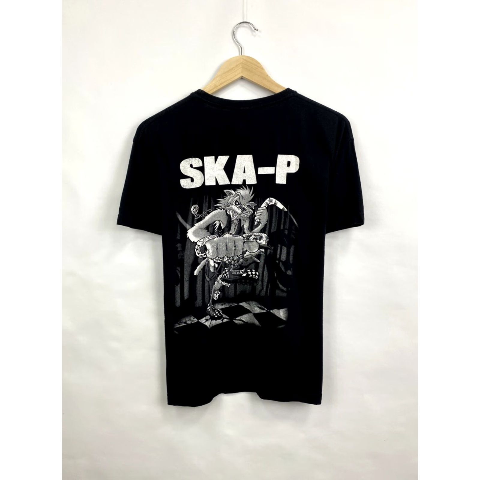 Vintage Vintage Ska-P Punk Band Printed T Shirt Black M Men 90s KS-Punk Style Shirt Size US M / EU 48-50 / 2 - 5 Thumbnail
