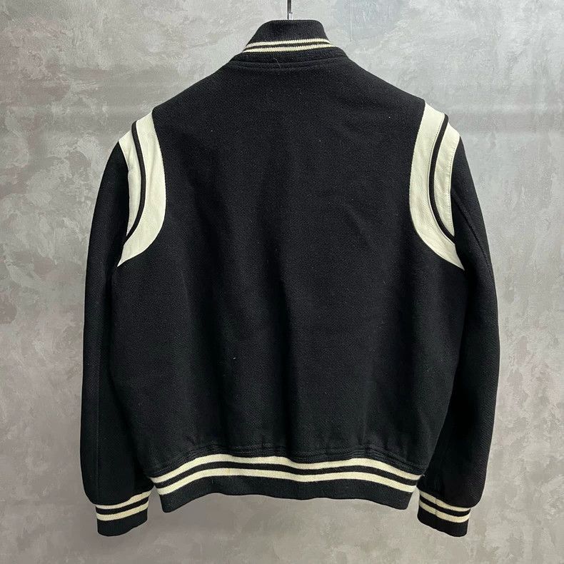 Saint Laurent Paris Black Striped Casual Baseball Jacket-2507 Size US L / EU 52-54 / 3 - 8 Thumbnail