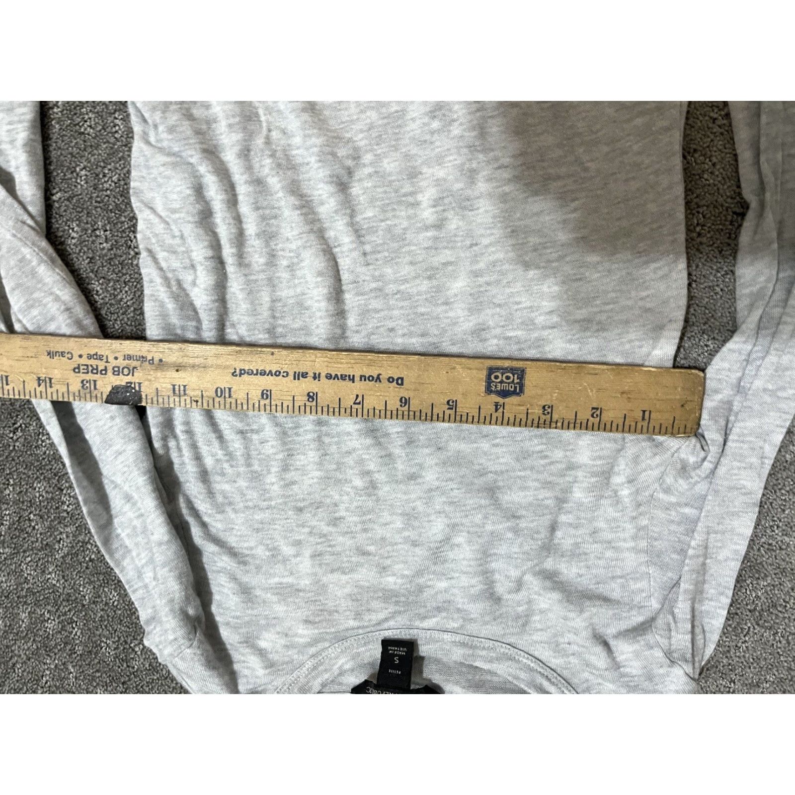 Banana Republic Banana Republic Sweater Women Petite Small Gray Long Sleeve Crew Neck Tee Size S / US 4 / IT 40 - 4 Thumbnail