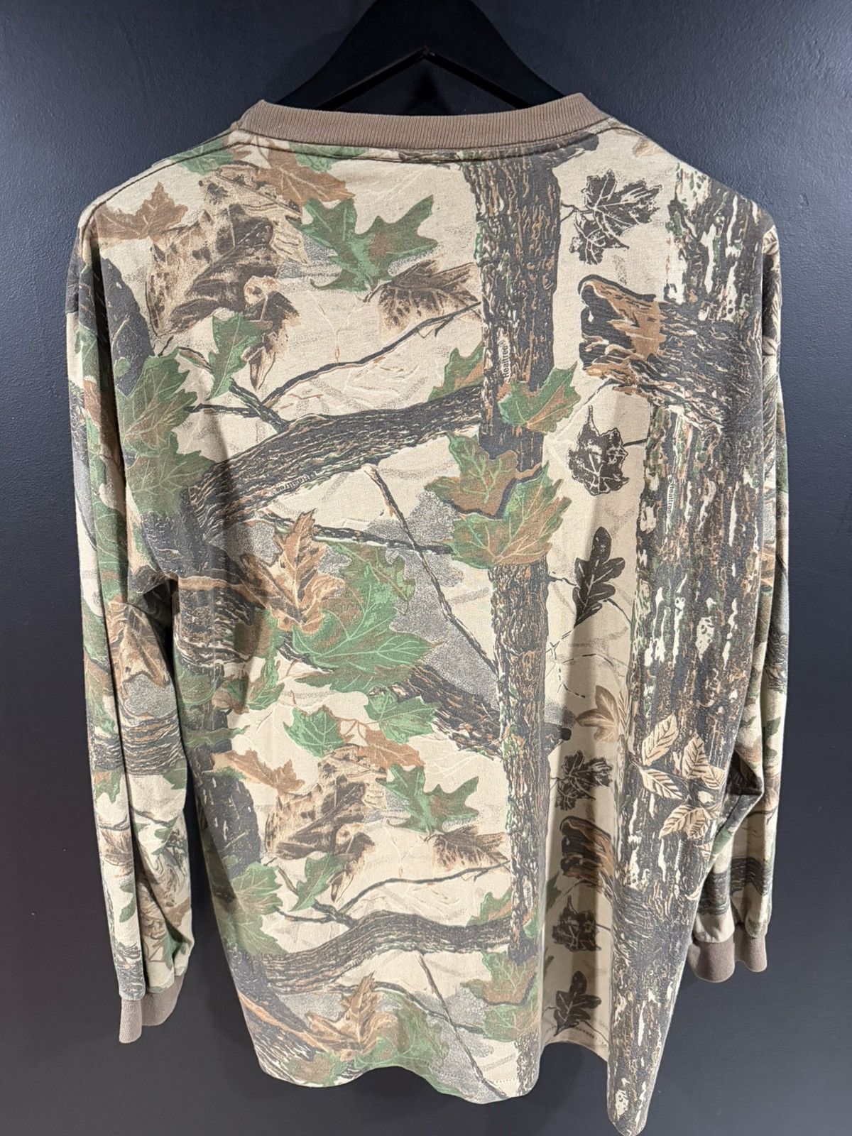 Vintage 1990s Vintage Camo Grunge Punk Single Stitch Pocket LS L Size US L / EU 52-54 / 3 - 8 Thumbnail