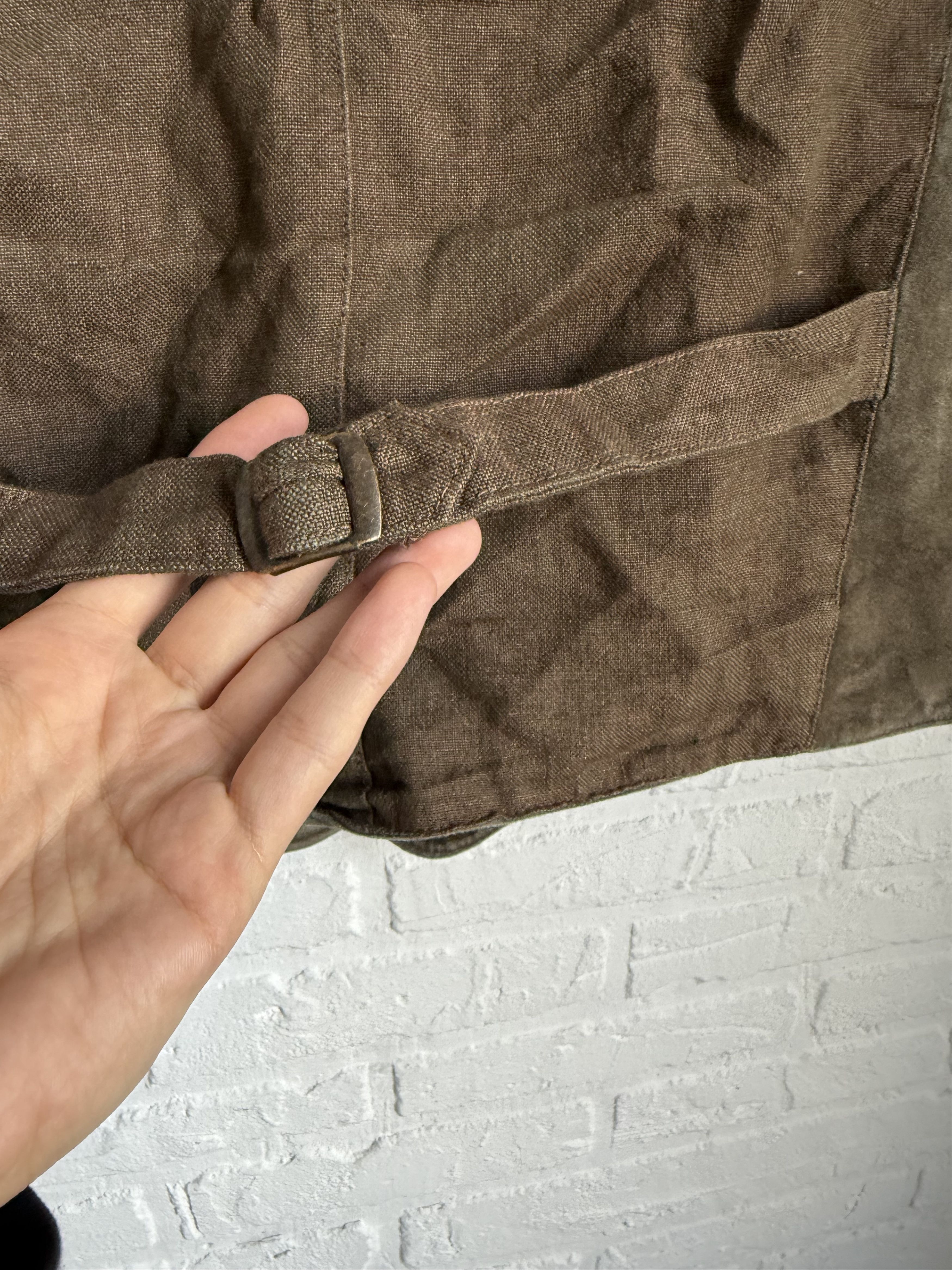 Other Lodenfrey munchen traditional leather linen vest Size US L / EU 52-54 / 3 - 6 Thumbnail