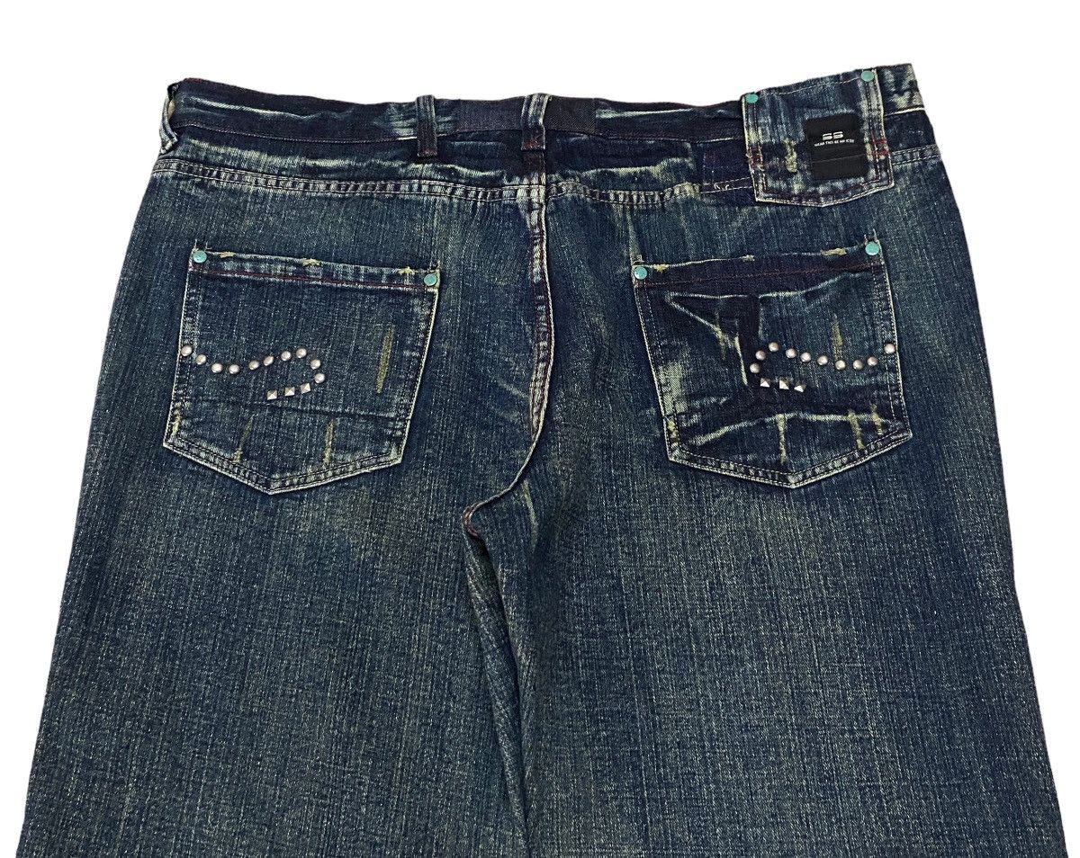Vintage Rare Design Vintage Brand Split Star Baggy Jeans 2000s Size US 40 / EU 56 - 4 Thumbnail