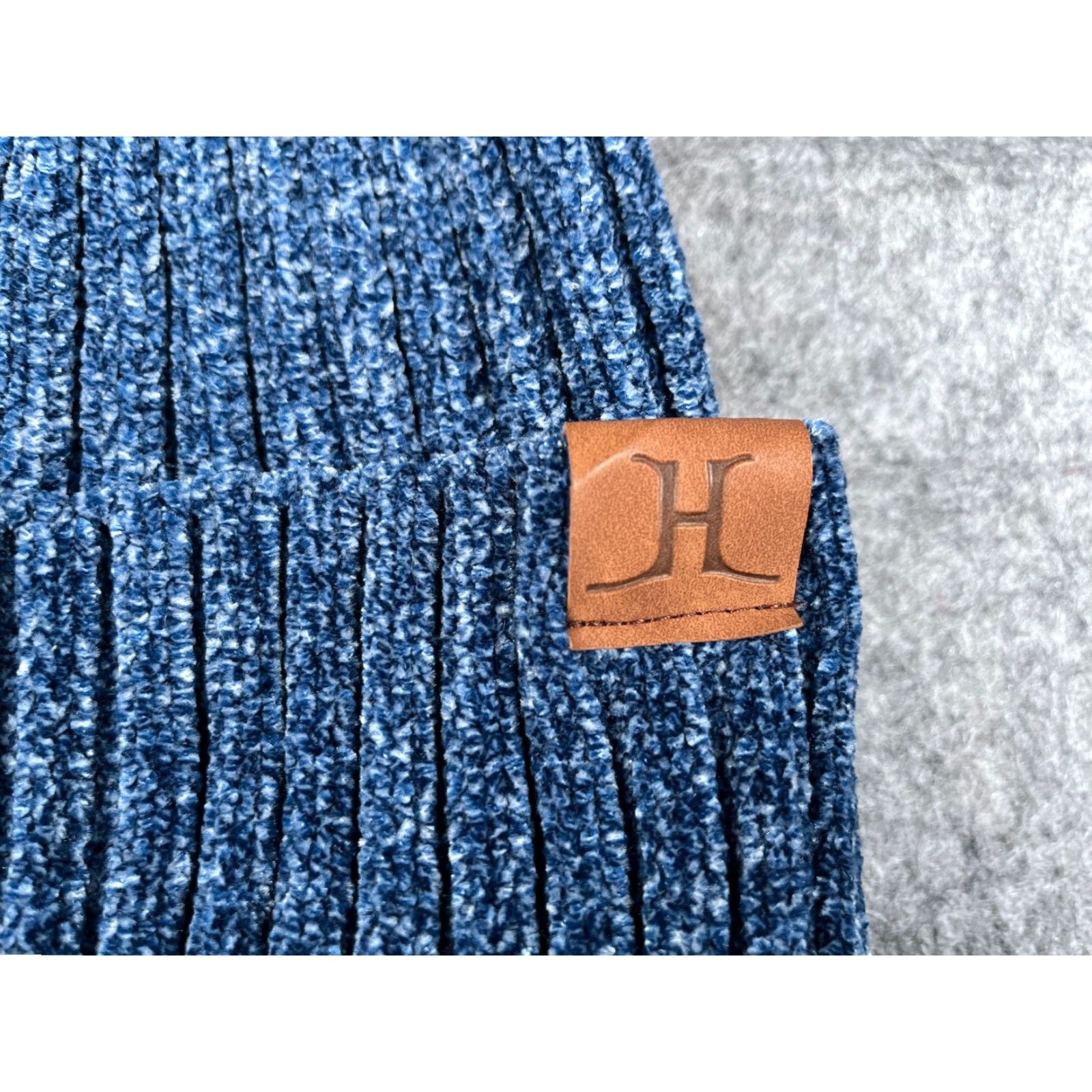Vintage VINTAGE Beanie Toque Adult One Size Blue Knit 100% Polyester Soft Winter Ski Outdoor Size ONE SIZE - 2 Thumbnail