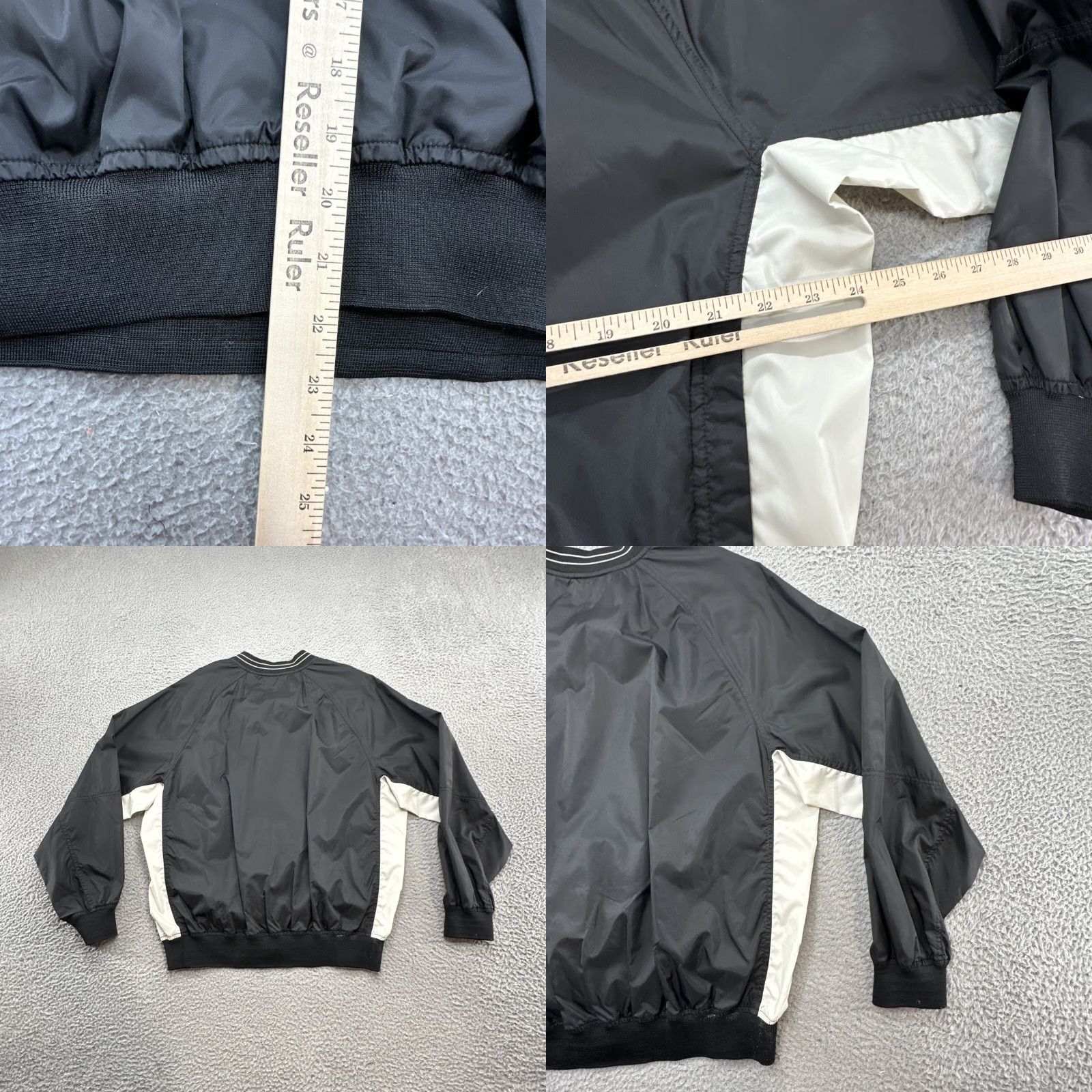 Nike Vtg 90s Nike Center Check Pullover Windbreaker Jacket Size L Black Yellow Swoosh Size US L / EU 52-54 / 3 - 8 Thumbnail