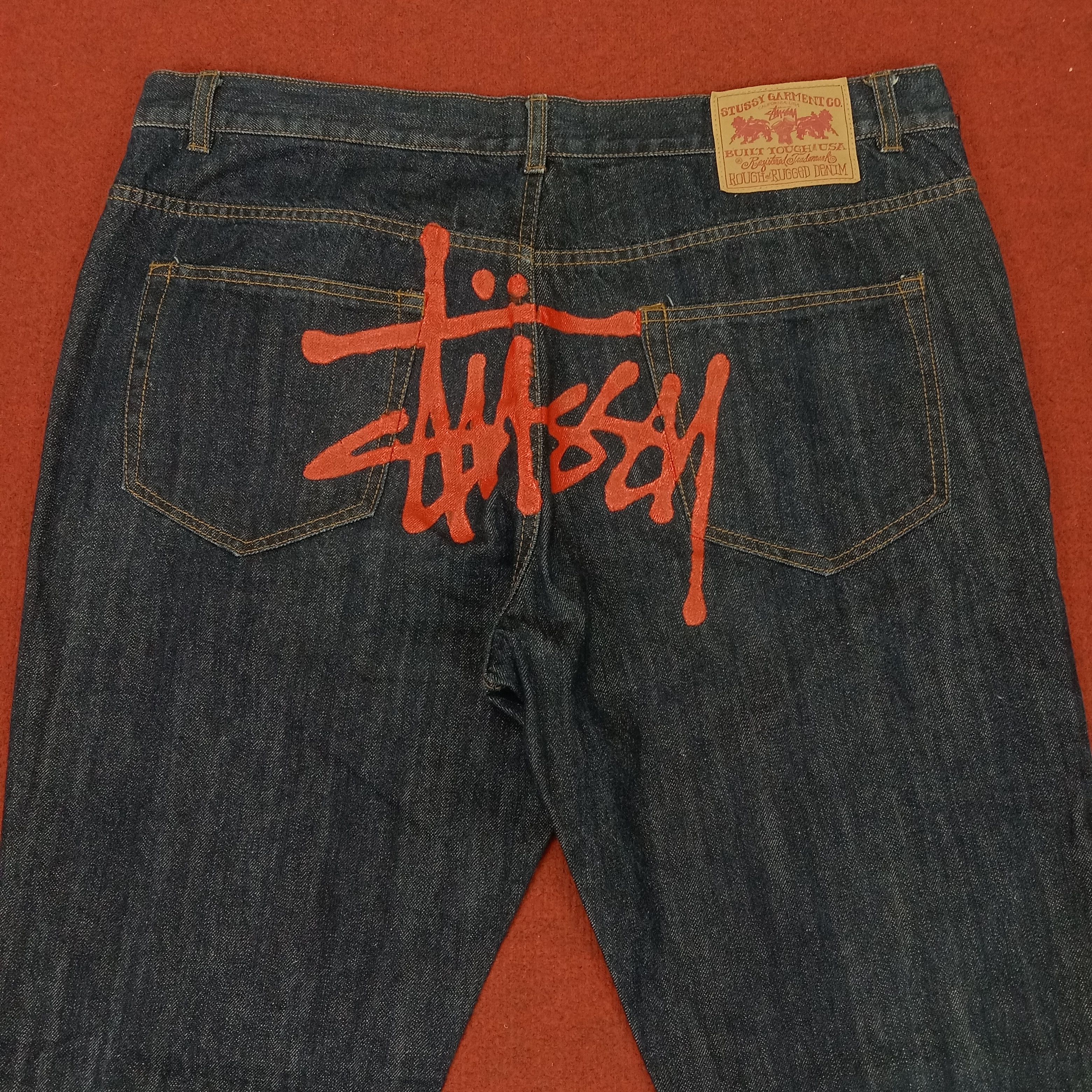 Stussy Stussy Streetwear Skater Custom Art Logo Style Jeans Size US 36 / EU 52 - 2 Thumbnail