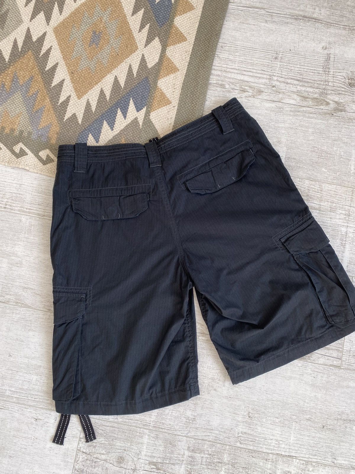 Nike Vtg Nike Cotton Embroidered Swoosh Cargo Shorts Size US 32 / EU 48 - 9 Thumbnail