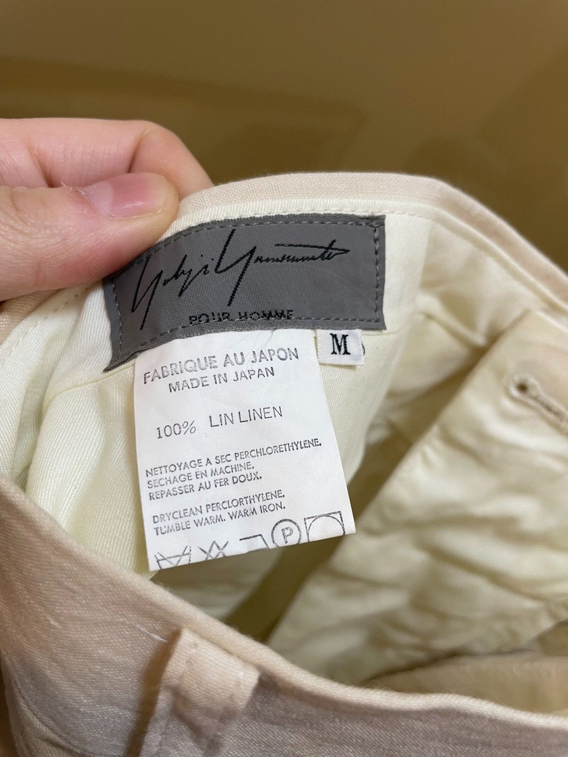 Yohji Yamamoto Sz M Yohji Yamamoto Pour Homme 93SS Address Trousers-2508 Size US 30 / EU 46 - 4 Thumbnail