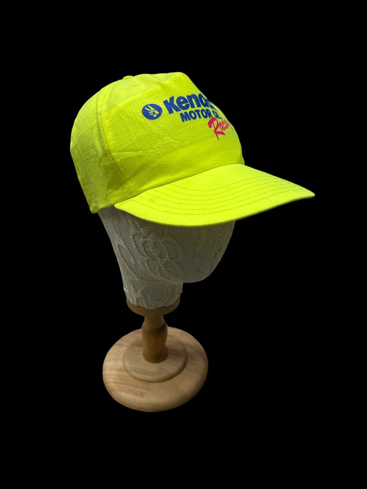NASCAR × Vintage KENDALL MOTOR OIL RACING NEON YELLOW NYLON CAP Size ONE SIZE - 1 Thumbnail