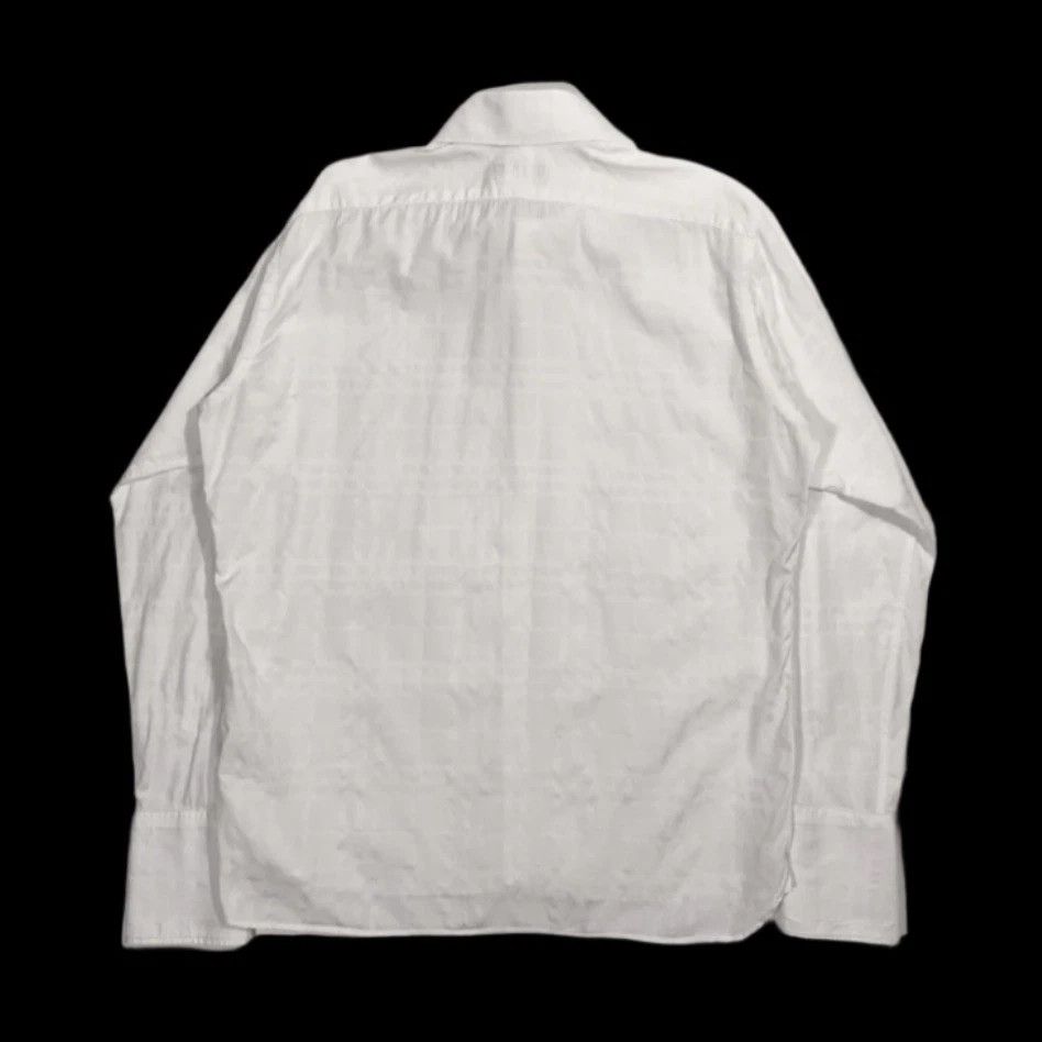 Burberry Burberry Button Shirt Plaid Men’s Sz 43 White Size US L / EU 52-54 / 3 - 3 Thumbnail