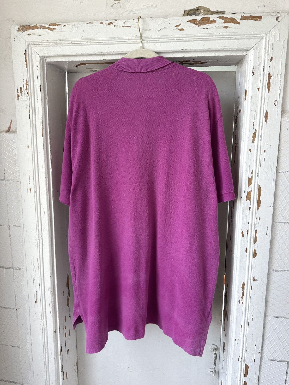 Vintage Vintage Ralph Lauren Violet Short Sleeve Polo Size US XL / EU 56 / 4 - 7 Thumbnail