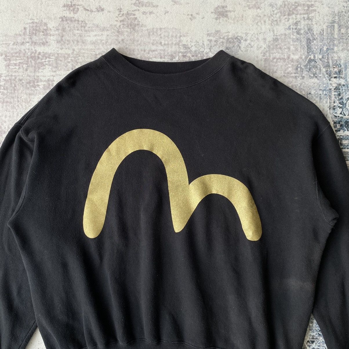 Evisu × Japanese Brand × Vintage Vintage Evisu Gold Daicock Logo Crewneck Sweatshirt Size US S / EU 44-46 / 1 - 2 Thumbnail