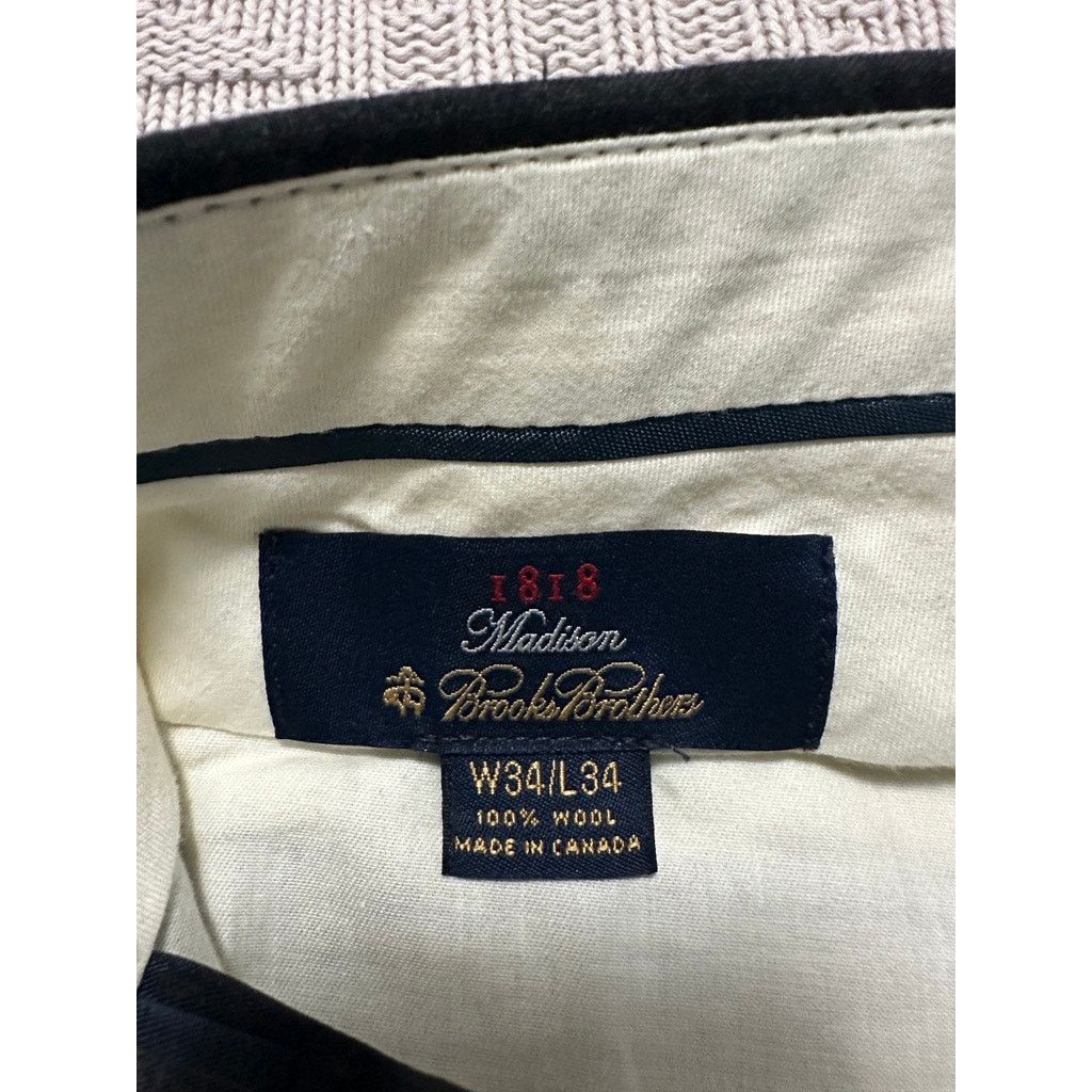 Brooks Brothers Brooks Brothers Madison gray wool dress pants size 34 Size US 34 / EU 50 - 4 Thumbnail