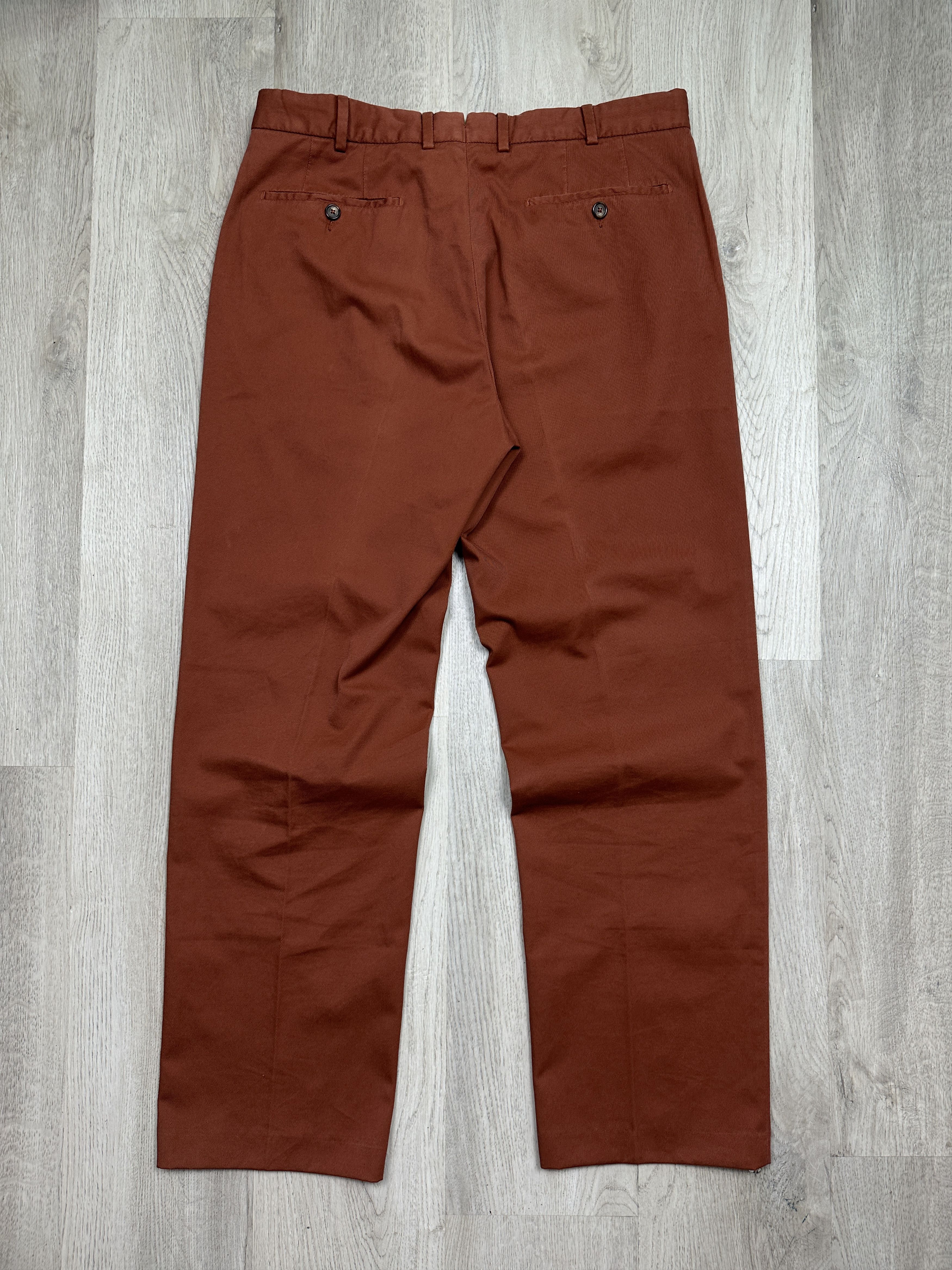 Ermenegildo Zegna Ermenegildo Zegna Vintage Mens Chino Pants Size US 34 / EU 50 - 7 Thumbnail