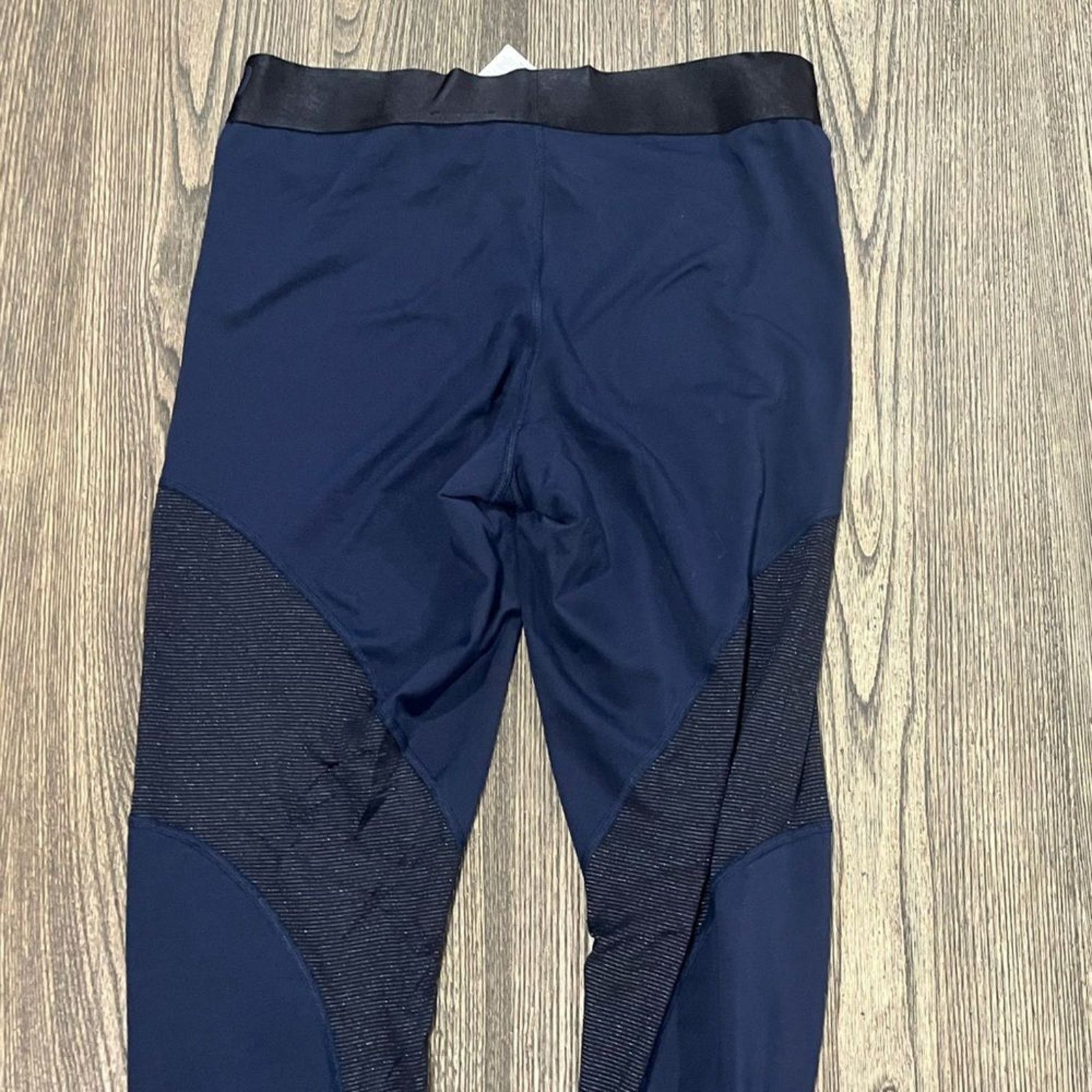 Nike Nike Pro Warm Dri-Fit 7/8 Training Leggings Obsidian Size M Size 27" / US 4 / IT 40 - 2 Thumbnail