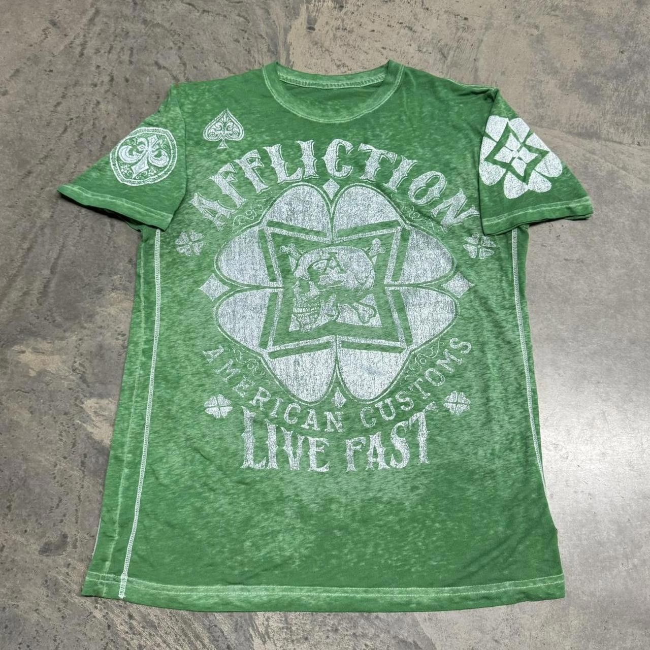 Affliction Vintage Y2K Affliction Celtic Skull T Shirt Size US M / EU 48-50 / 2 - 1 Thumbnail