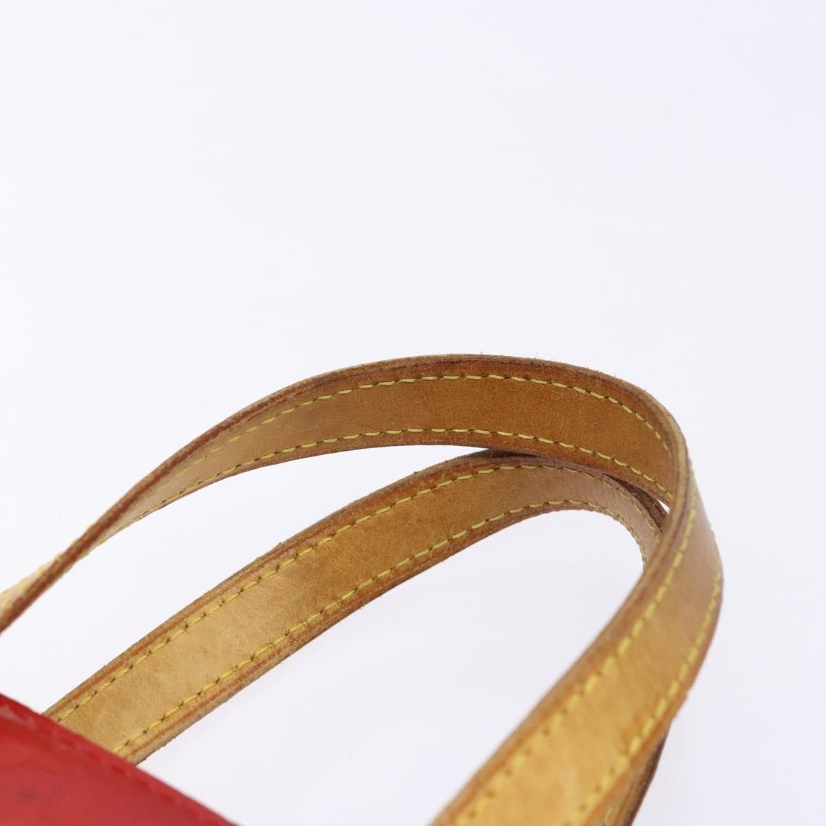 Louis Vuitton LOUIS VUITTON Monogram Vernis Reade PM Hand Bag Red Rouge Size ONE SIZE - 8 Thumbnail