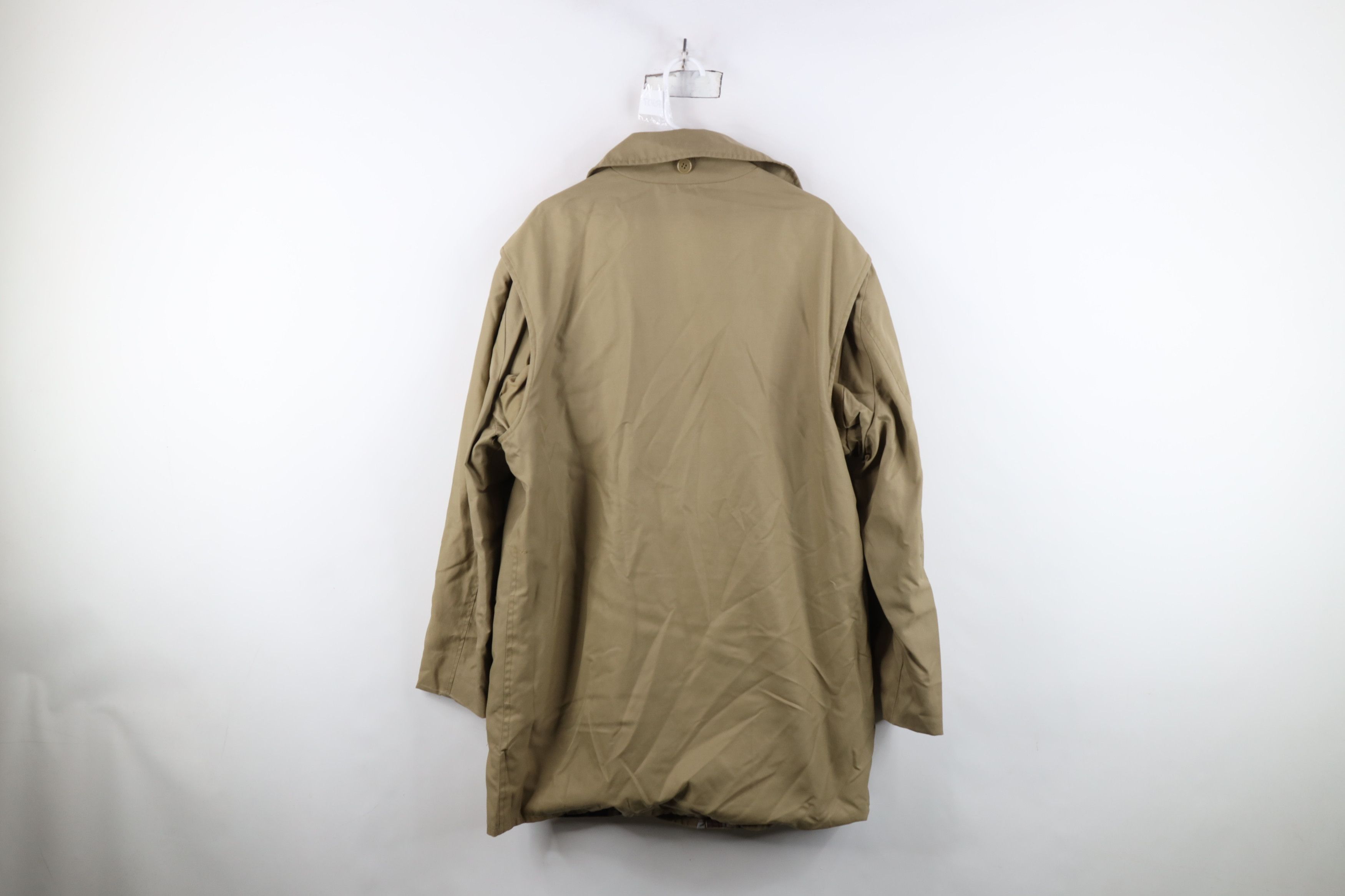 Brooks Brothers Vintage 70s Brooks Brothers Full Zip Chore Barn Jacket Beige Size US XL / EU 56 / 4 - 15 Thumbnail