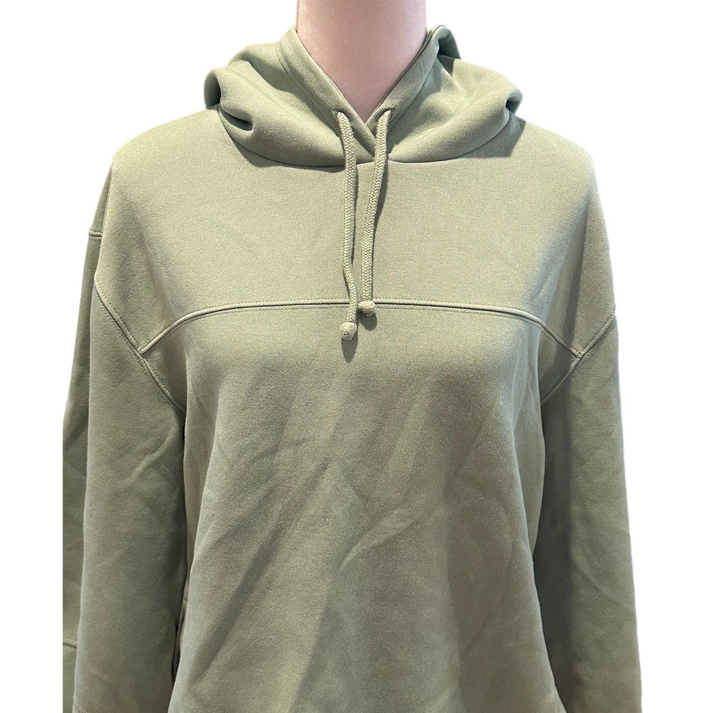 Topshop Topshop Womens Green Pullover Hoodie Side Slits Size 4/6 NWT Size M / US 6-8 / IT 42-44 - 2 Thumbnail