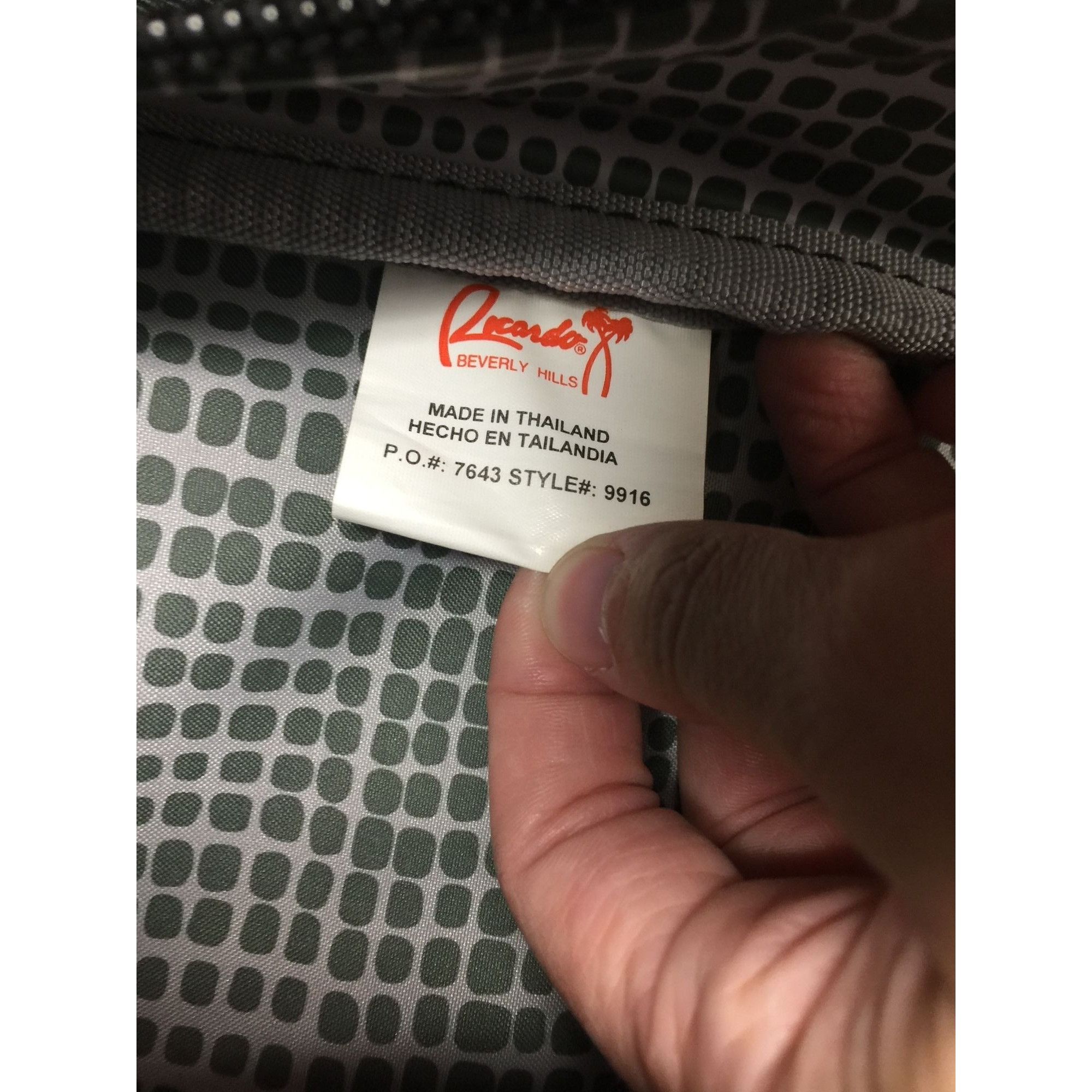Other Ricardo Beverly Hills Green Zippered Carry On Travel Bag Wit Size ONE SIZE - 8 Thumbnail