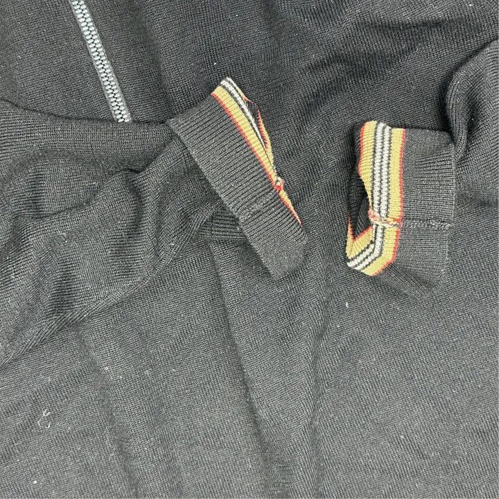 Burberry Burberry Burberry Black Long Sleeve Polo Sweater-2507 Size US L / EU 52-54 / 3 - 5 Thumbnail