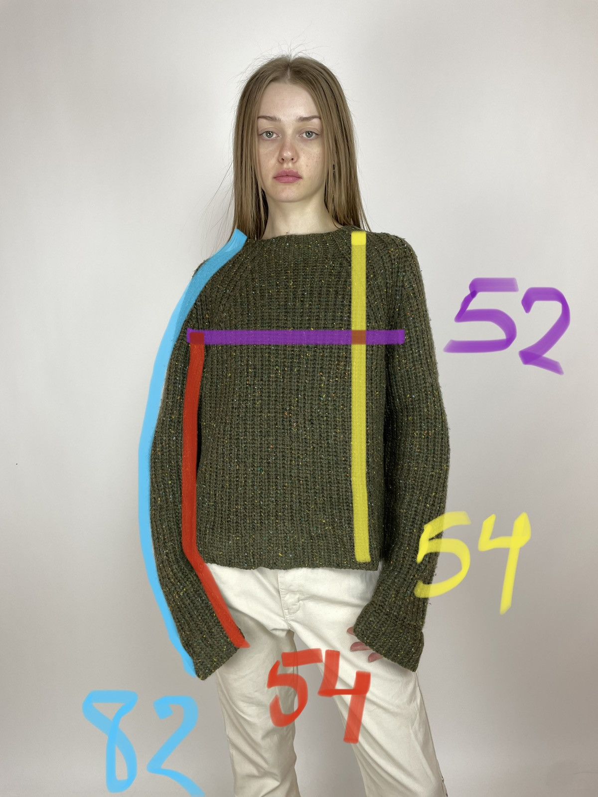 Abercrombie & Fitch Abecrombie Fitch Vintage Wool Sweater Relaxed fit Womens Size M / US 6-8 / IT 42-44 - 9 Thumbnail