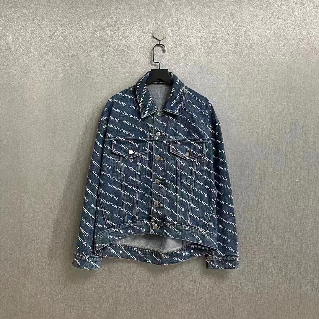 Alexander Wang alexander wang printed denim jacket Size US S / EU 44-46 / 1 - 1 Thumbnail
