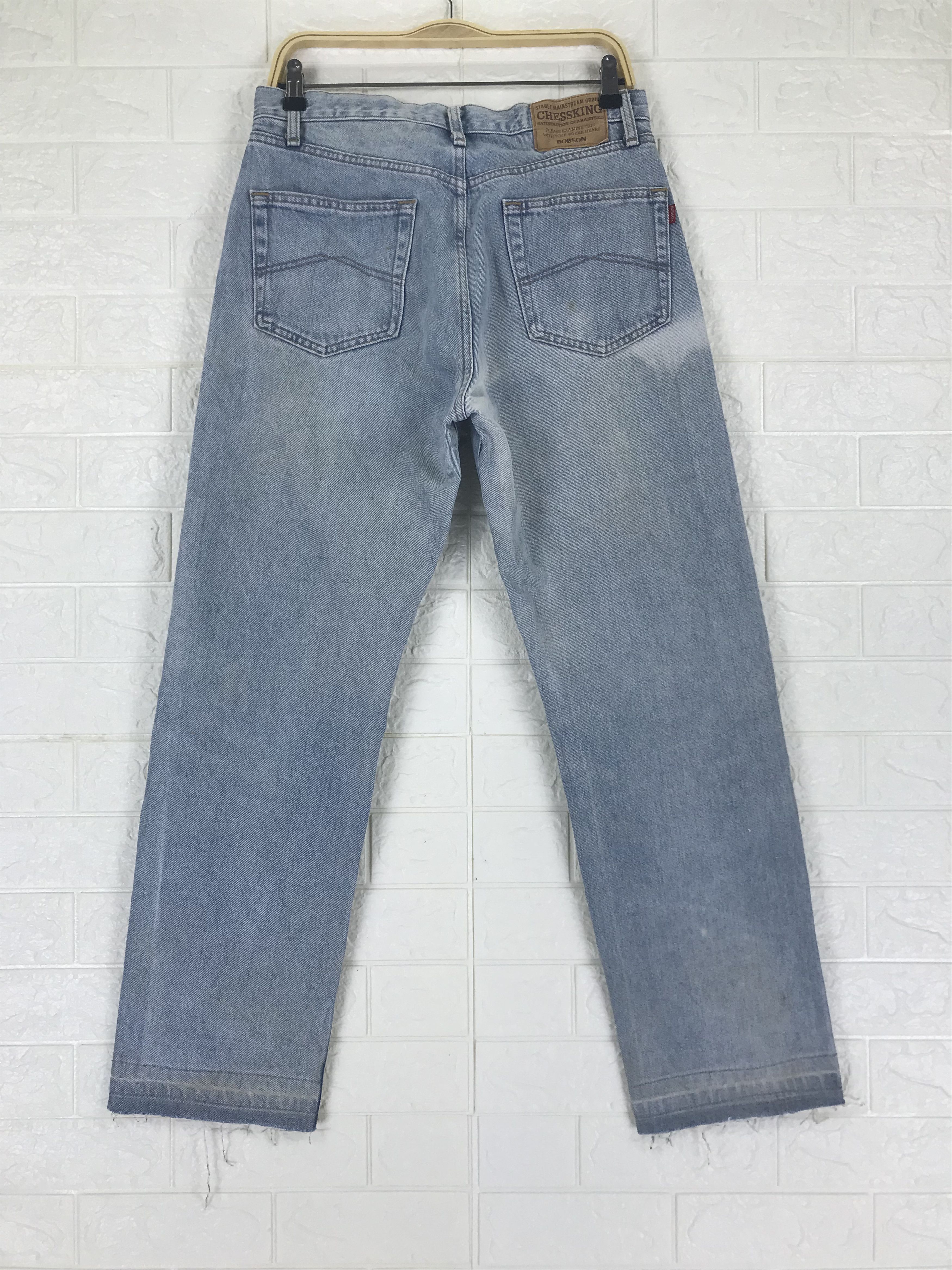 Vintage Vintage Bobson Chessking Light Wash Jeans Size US 31 - 5 Thumbnail