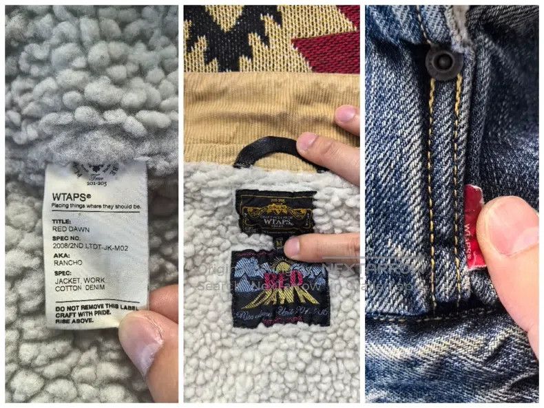 Wtaps Wtaps A denim jacket with a cashmere lining Size US M / EU 48-50 / 2 - 5 Thumbnail
