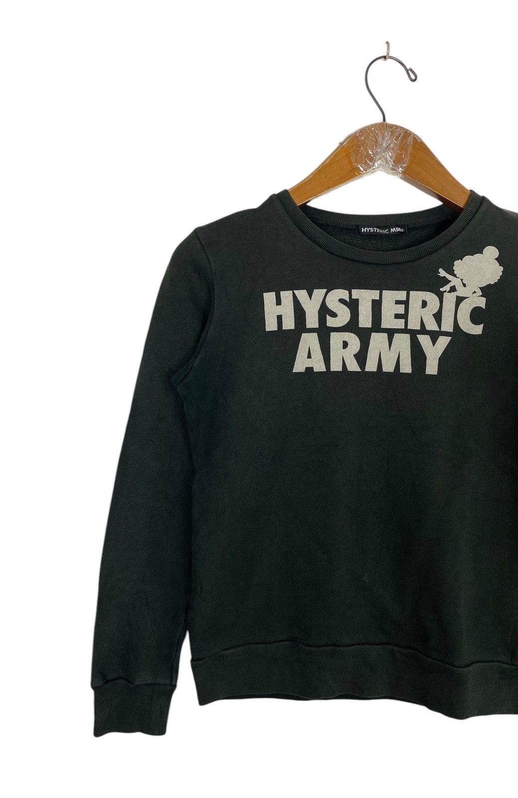 Hysteric Glamour Hysteric Glamour Mini Army Hope Big Logo Sweatshirt (Kids) Size XXS / US 00 / IT 34 - 4 Thumbnail