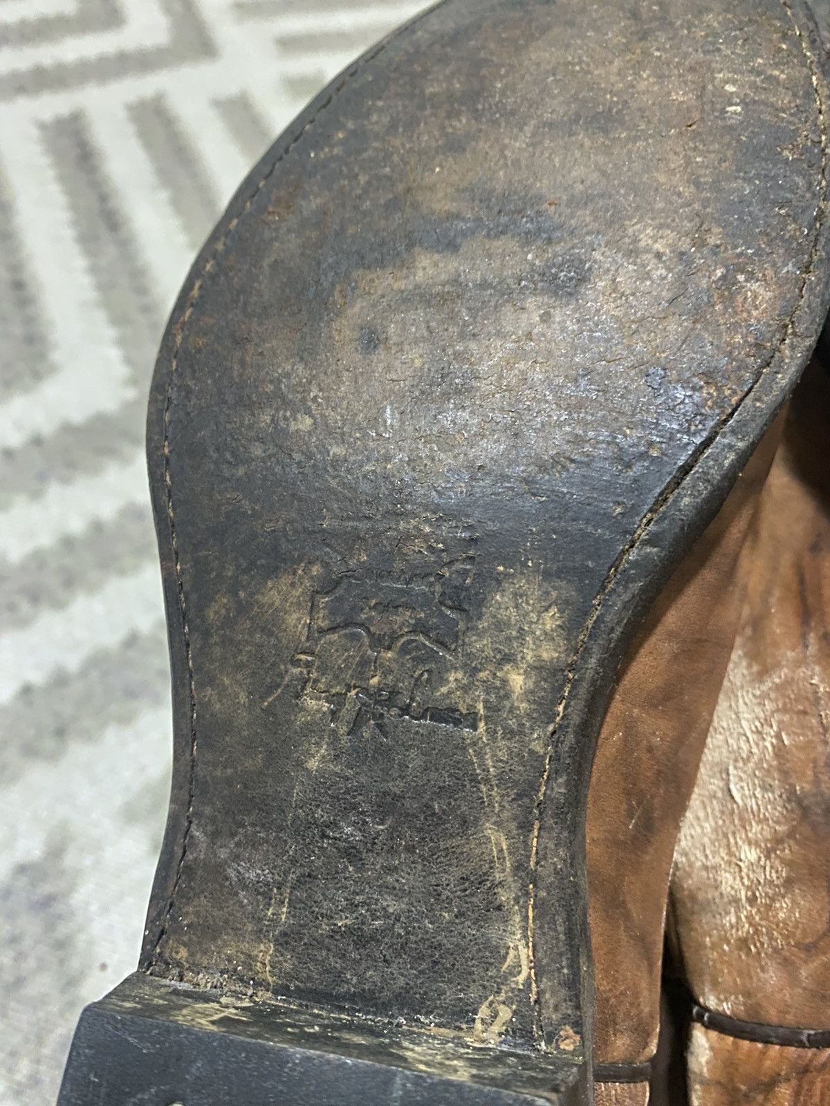 Tony Lama × Vintage 🇲🇽 Vtg 80’s Tony Lama Elephant Cowboy Western Boots Size US 12 / EU 45 - 8 Thumbnail