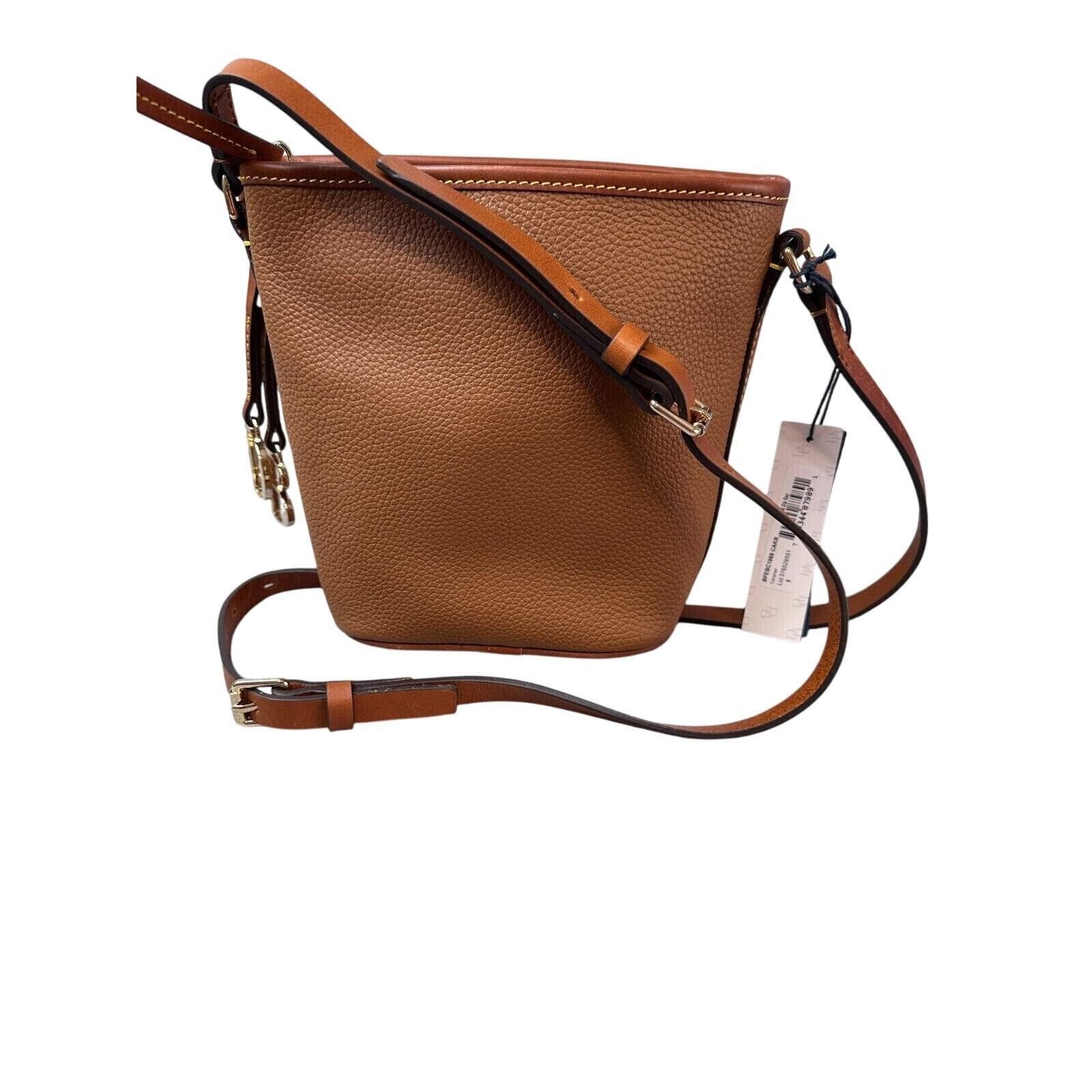Dooney & Bourke Dooney & Bourke Small Crossbody Bag - Pebble Leather Caramel Size ONE SIZE - 6 Thumbnail
