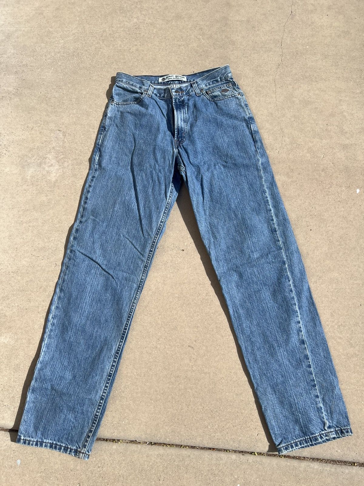 Harley Davidson × Vintage Harley Davidson Denim 32x34 Size US 32 / EU 48 - 3 Thumbnail
