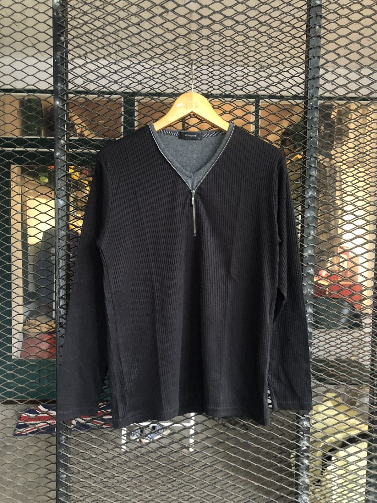 Japanese Brand JAPANESE NOTA BENE LONGSLEEVE DOUBLE LAYER LGBSTYLE Size US L / EU 52-54 / 3 - 1 Thumbnail