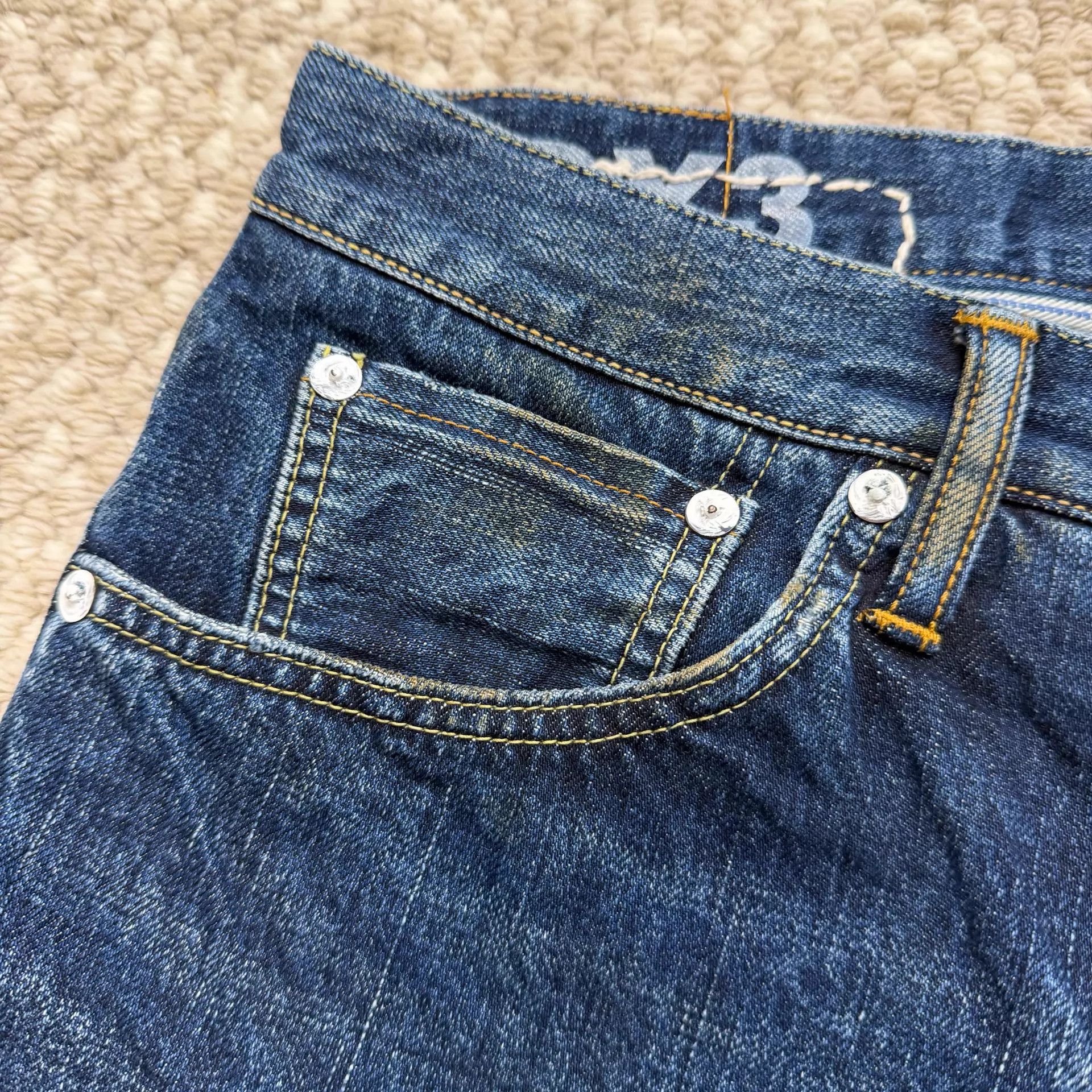 Visvim Visvim 19AW DRY3 Denim Oil Stain Distressed L Pat 4 Size US 34 / EU 50 - 5 Thumbnail