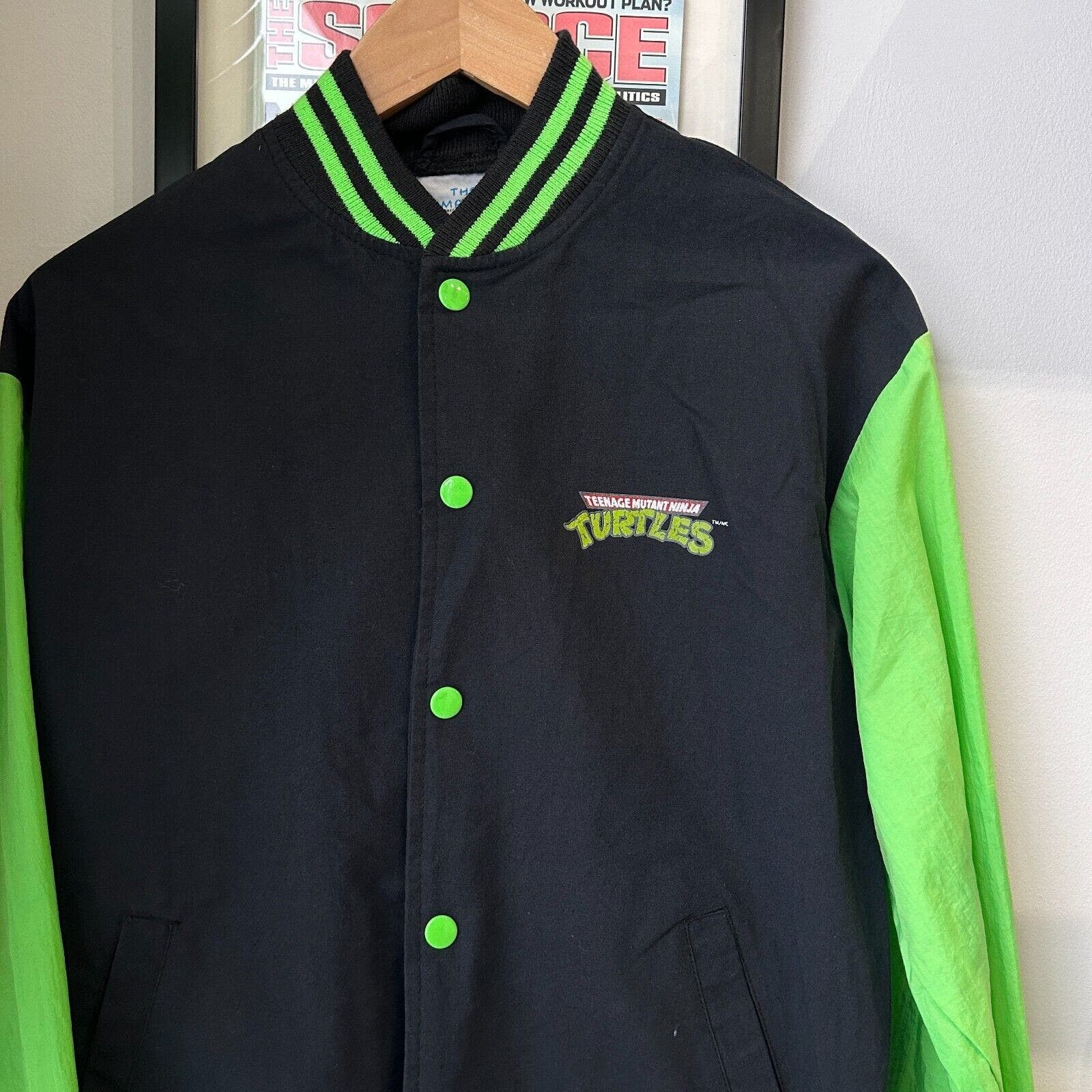 The Simpsons VINTAGE 90s | Teenage Mutant Ninja Turtles Bomber Jacket XS Size US XS / EU 42 / 0 - 2 Thumbnail